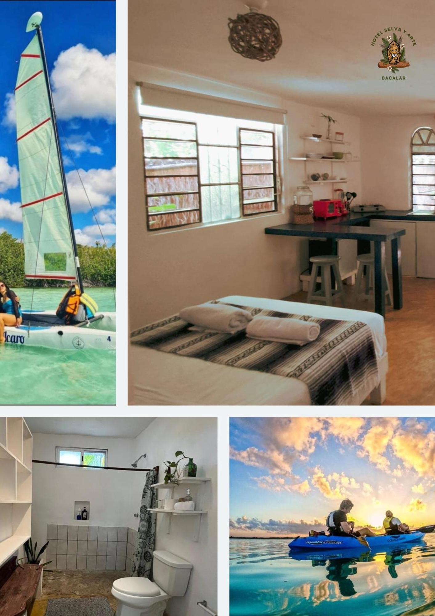 Casa Arte Y Selva Bacalar - Free Bikes & Kayyaks Hotell Exteriör bild